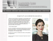 Tablet Screenshot of laguzzilaw.com